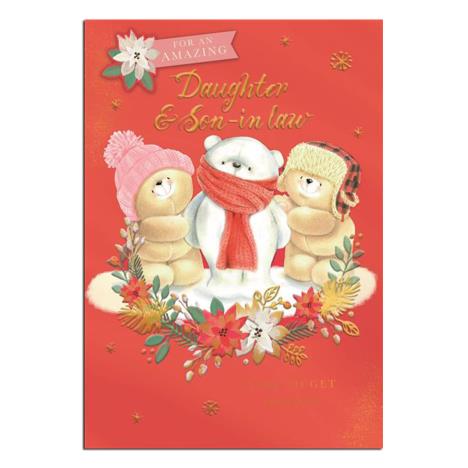 Daughter & Son-In-Law Forever Friends Christmas Card